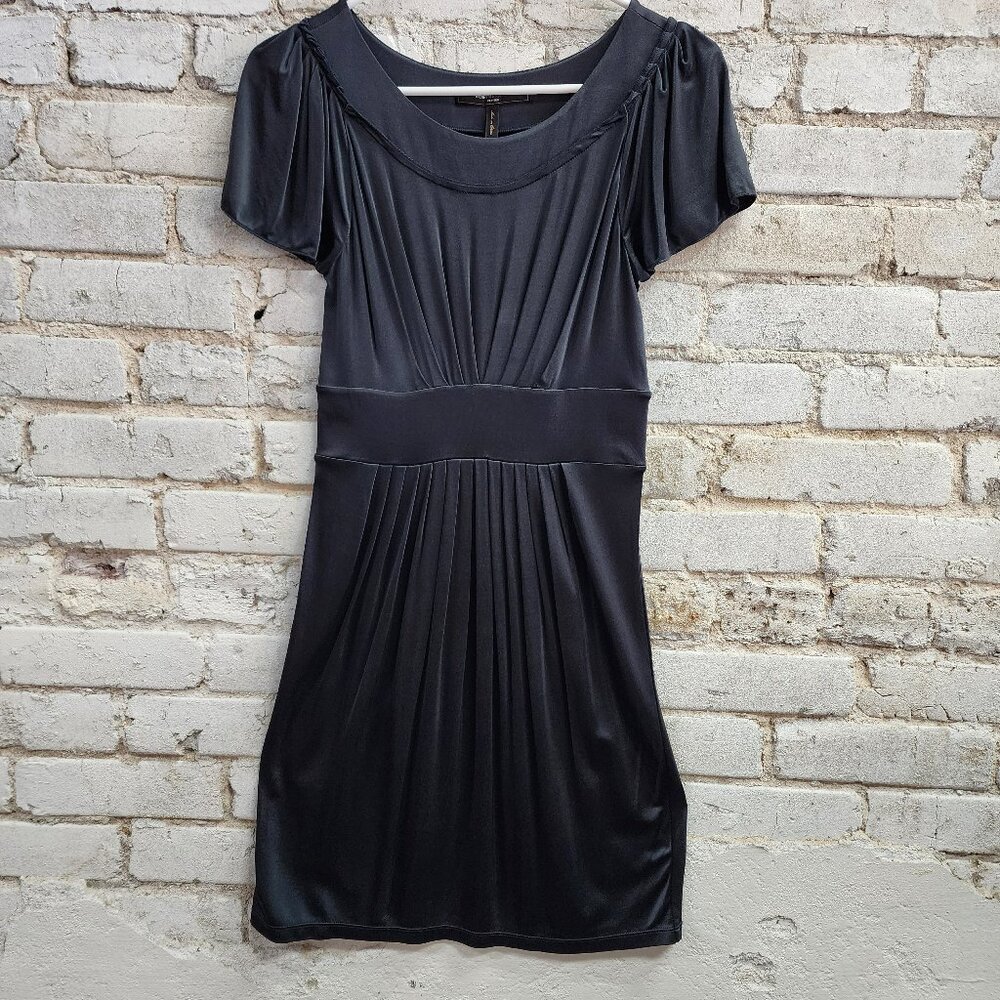 BCBG Max Azria, Grey Dress, Size Extra Small